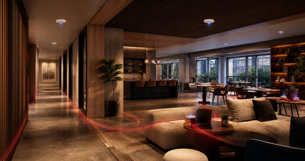 Área comum de hotelaria, hospitais e condomínio com Wi-Fi de alta performance